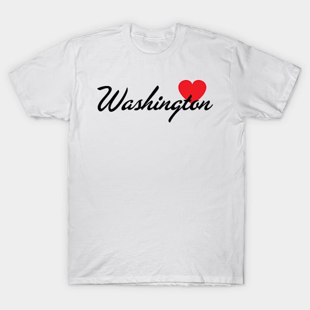 Washington Love T-Shirt by whereabouts